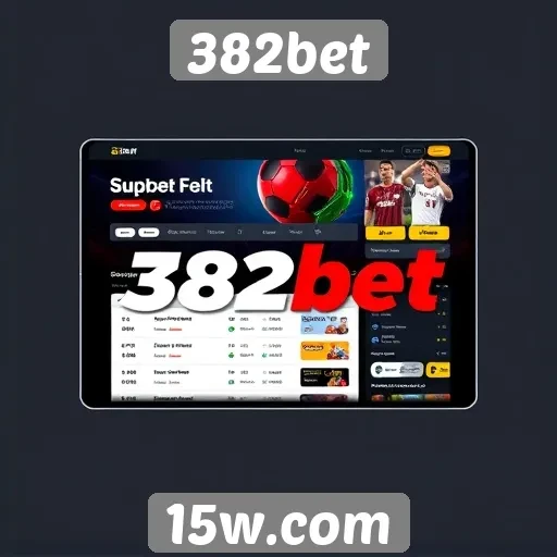 Design e usabilidade da plataforma 382bet